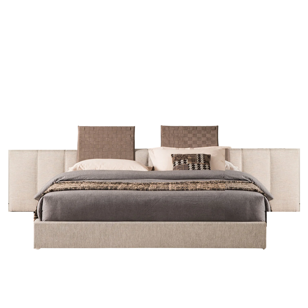 Monte King Size Bed B007 -  Bedsteads | سرير بحجم كينج مونتي - ebarza Furniture UAE | Shop Modern Furniture in Abu Dhabi & Dubai - مفروشات ايبازرا في الامارات | تسوق اثاث عصري وديكورات مميزة في دبي وابوظبي