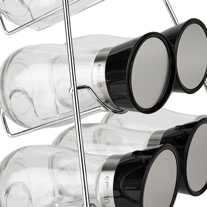 Emsan Punica 7 Piece Triangle Spice Rack / Spice Set 10212060035 153.03.07.8307 -  Spice Sets - ebarza Furniture UAE | Shop Modern Furniture in Abu Dhabi & Dubai - مفروشات ايبازرا في الامارات | تسوق اثاث عصري وديكورات مميزة في دبي وابوظبي