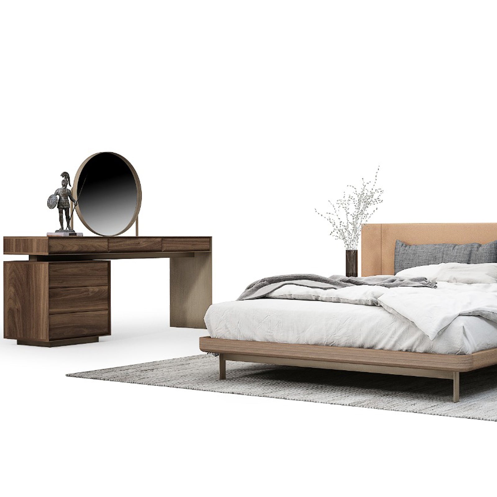 Era Dresser And Mirror Era-Dresser -  Dressers and Mirrors - ebarza Furniture UAE | Shop Modern Furniture in Abu Dhabi & Dubai - مفروشات ايبازرا في الامارات | تسوق اثاث عصري وديكورات مميزة في دبي وابوظبي