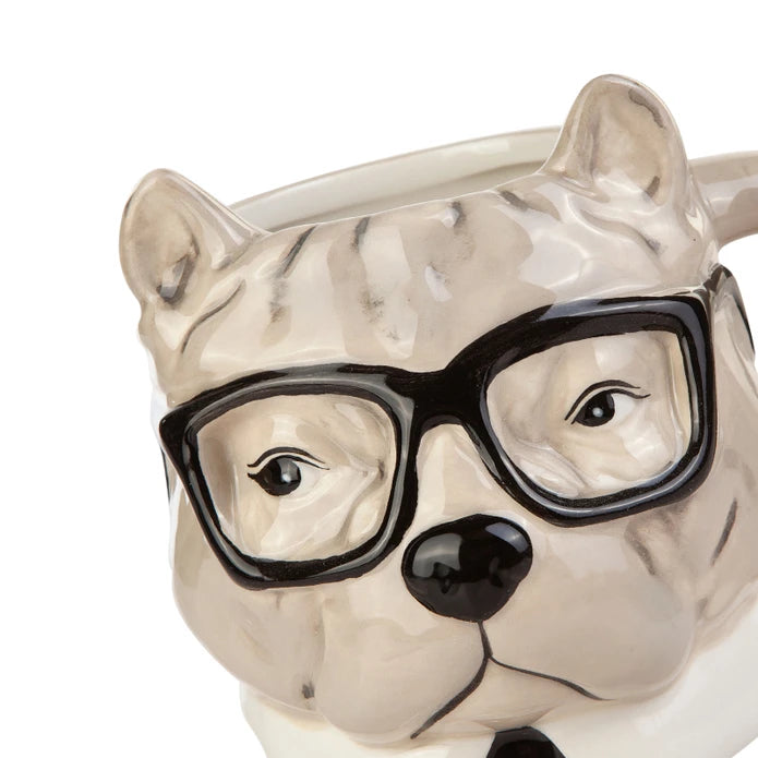 Karaca Animal Bulldog Mug 153.03.06.1854 -  Mugs - ebarza Furniture UAE | Shop Modern Furniture in Abu Dhabi & Dubai - مفروشات ايبازرا في الامارات | تسوق اثاث عصري وديكورات مميزة في دبي وابوظبي