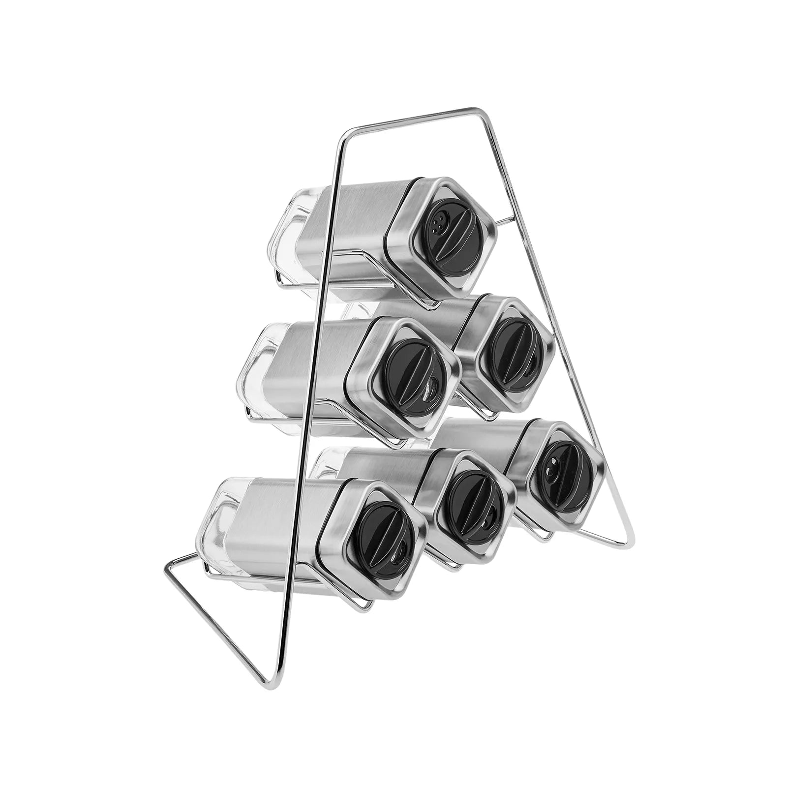 Karaca Avangart 7 Piece Triangle Spice Set 153.03.06.5947 -  Spice Sets - ebarza Furniture UAE | Shop Modern Furniture in Abu Dhabi & Dubai - مفروشات ايبازرا في الامارات | تسوق اثاث عصري وديكورات مميزة في دبي وابوظبي