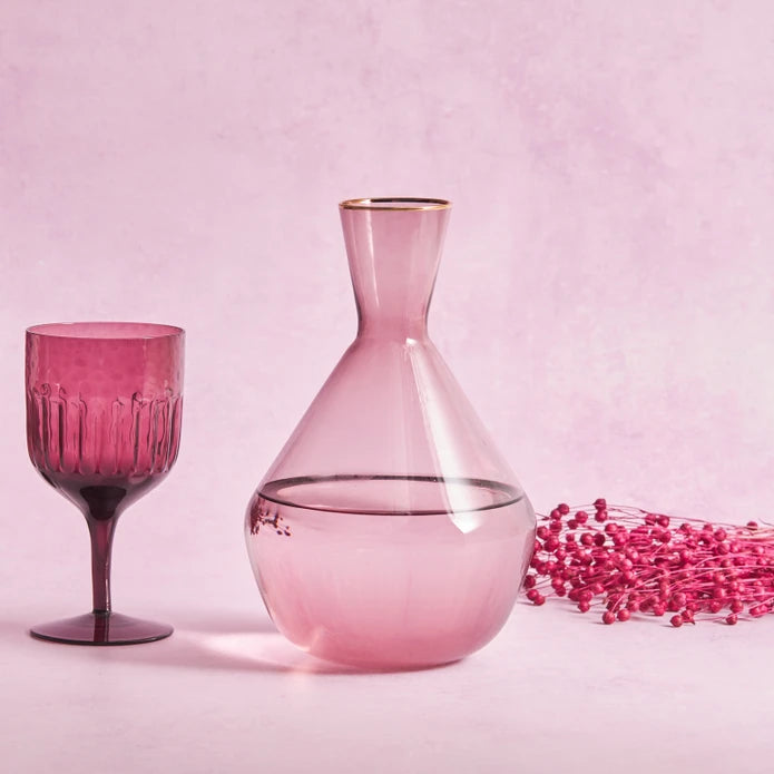 Karaca Azalea Carafe Purple 1800 Ml 153.03.08.1569 -  Drinkware - ebarza Furniture UAE | Shop Modern Furniture in Abu Dhabi & Dubai - مفروشات ايبازرا في الامارات | تسوق اثاث عصري وديكورات مميزة في دبي وابوظبي
