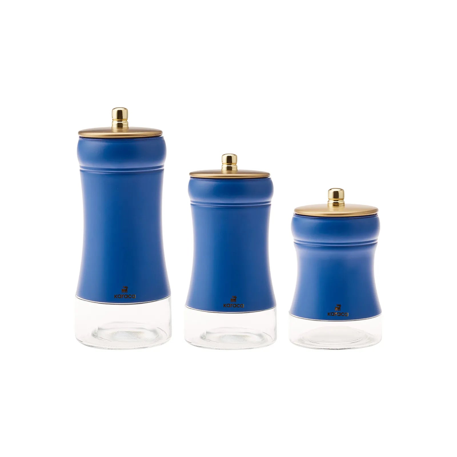 Karaca Blue Berry 3-Piece Storage Container 153.03.06.8986 -  Spice Sets - ebarza Furniture UAE | Shop Modern Furniture in Abu Dhabi & Dubai - مفروشات ايبازرا في الامارات | تسوق اثاث عصري وديكورات مميزة في دبي وابوظبي