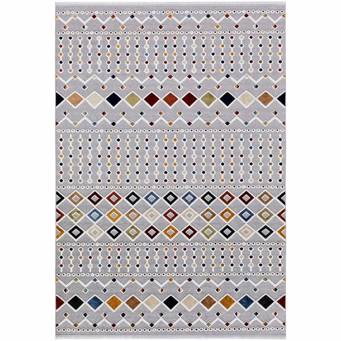 Karaca Cashmere Carpet Viscose Modern Andores 80X150 Cm 200.19.01.0739 -  Rugs - ebarza Furniture UAE | Shop Modern Furniture in Abu Dhabi & Dubai - مفروشات ايبازرا في الامارات | تسوق اثاث عصري وديكورات مميزة في دبي وابوظبي