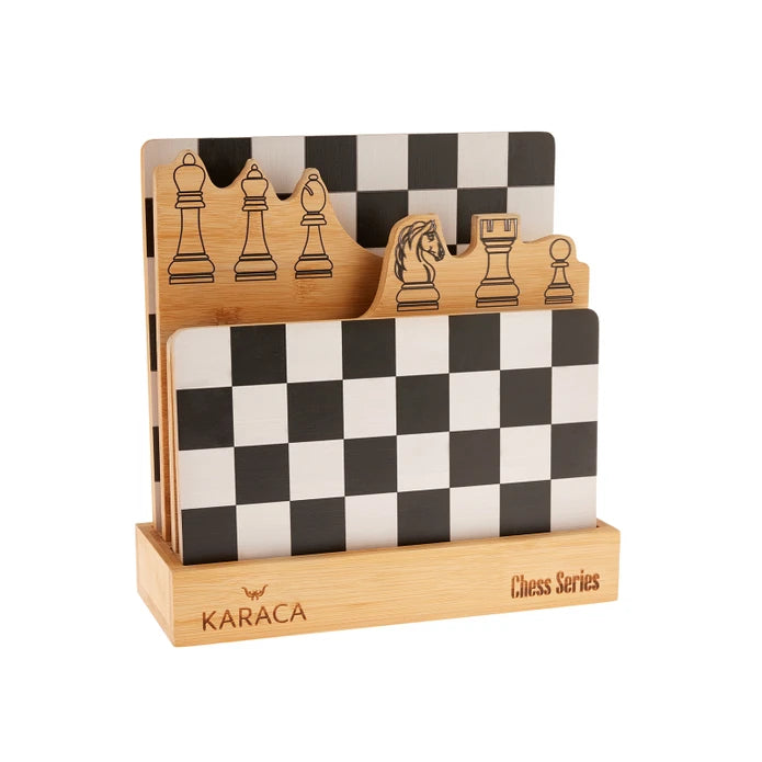 Karaca Chess Cutting Board 153.03.06.7139 -  Cutting Boards - ebarza Furniture UAE | Shop Modern Furniture in Abu Dhabi & Dubai - مفروشات ايبازرا في الامارات | تسوق اثاث عصري وديكورات مميزة في دبي وابوظبي