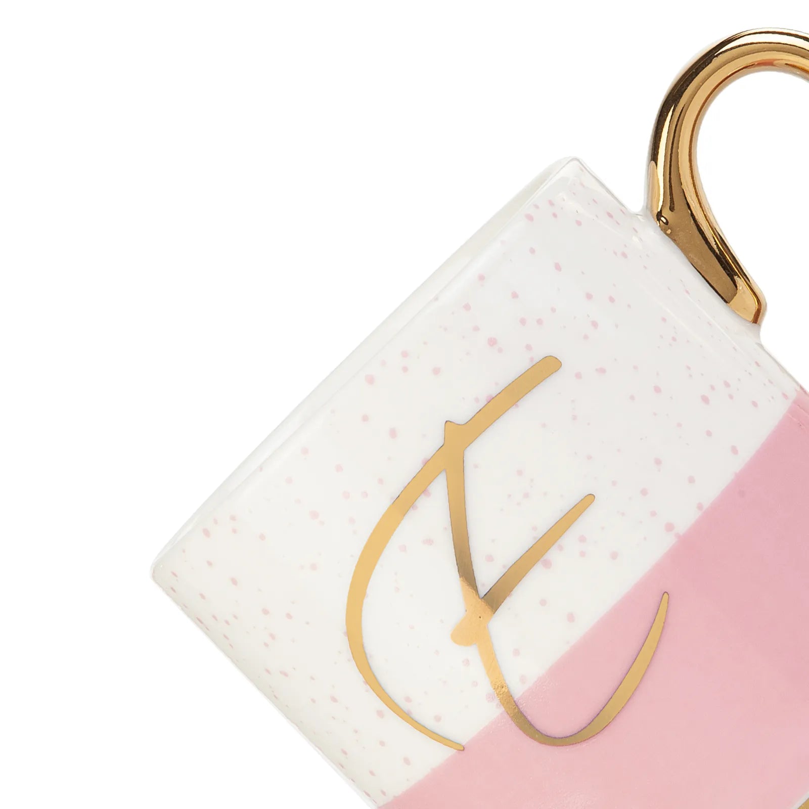 Karaca E Letter Mug 153.03.06.1612 -  Mugs - ebarza Furniture UAE | Shop Modern Furniture in Abu Dhabi & Dubai - مفروشات ايبازرا في الامارات | تسوق اثاث عصري وديكورات مميزة في دبي وابوظبي