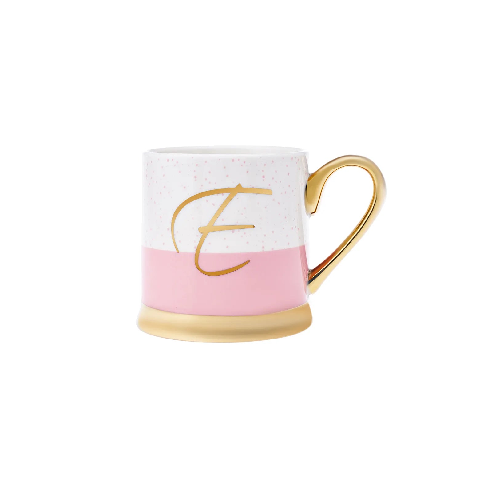 Karaca E Letter Mug 153.03.06.1612 -  Mugs - ebarza Furniture UAE | Shop Modern Furniture in Abu Dhabi & Dubai - مفروشات ايبازرا في الامارات | تسوق اثاث عصري وديكورات مميزة في دبي وابوظبي