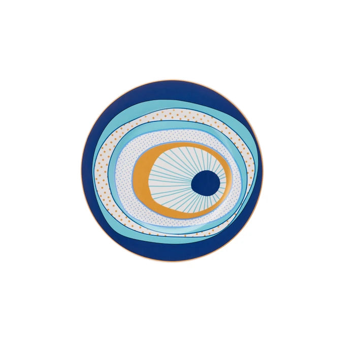 Karaca Eye Zone 24 Pieces 6 Person Porcelain Dinnerware 153.03.06.5960 -  Dinnerware Sets - ebarza Furniture UAE | Shop Modern Furniture in Abu Dhabi & Dubai - مفروشات ايبازرا في الامارات | تسوق اثاث عصري وديكورات مميزة في دبي وابوظبي