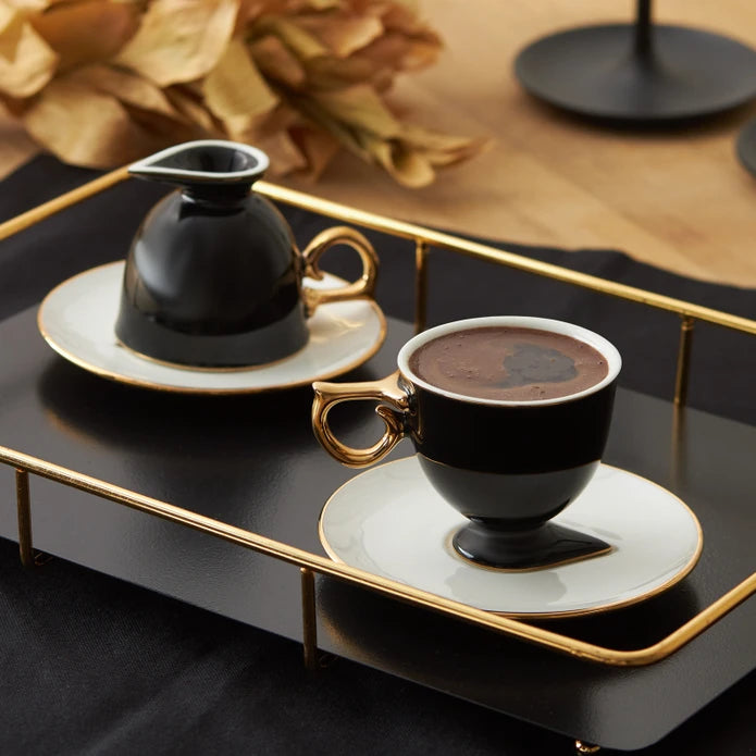 Karaca Faladdin Coffee Cup For 2 People 100 Ml 153.03.06.7885 -  Coffee Sets - ebarza Furniture UAE | Shop Modern Furniture in Abu Dhabi & Dubai - مفروشات ايبازرا في الامارات | تسوق اثاث عصري وديكورات مميزة في دبي وابوظبي