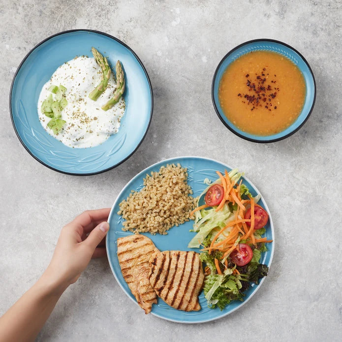 Karaca Fit 3-Piece Dinnerware Set for 1 Person 153.03.06.5580 -  Dinnerware Sets - ebarza Furniture UAE | Shop Modern Furniture in Abu Dhabi & Dubai - مفروشات ايبازرا في الامارات | تسوق اثاث عصري وديكورات مميزة في دبي وابوظبي