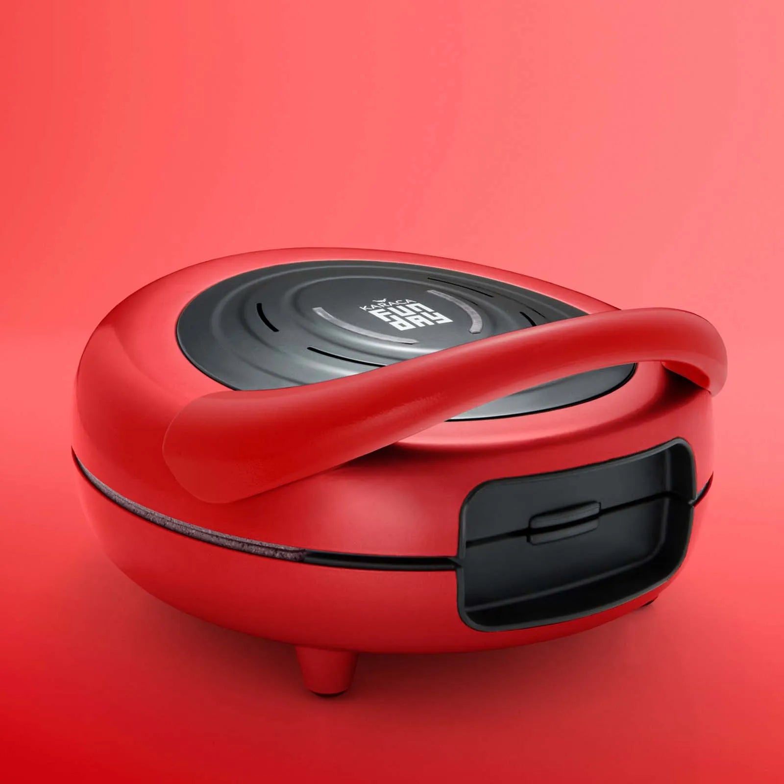 Karaca Funday Redgold Removable Plate Waffle Maker 1000W 153.01.06.4928 -  Kitchen Appliances - ebarza Furniture UAE | Shop Modern Furniture in Abu Dhabi & Dubai - مفروشات ايبازرا في الامارات | تسوق اثاث عصري وديكورات مميزة في دبي وابوظبي