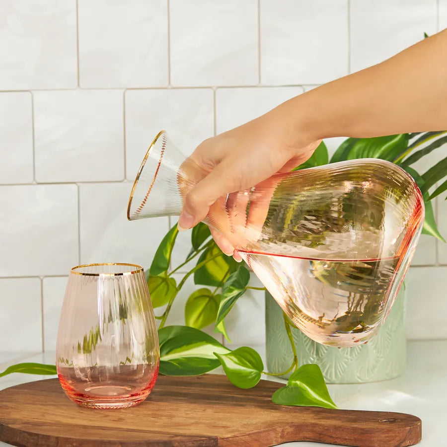 Karaca Gemma Salmon Jug 2000 Ml 153.03.08.1579 -  Drinkware - ebarza Furniture UAE | Shop Modern Furniture in Abu Dhabi & Dubai - مفروشات ايبازرا في الامارات | تسوق اثاث عصري وديكورات مميزة في دبي وابوظبي