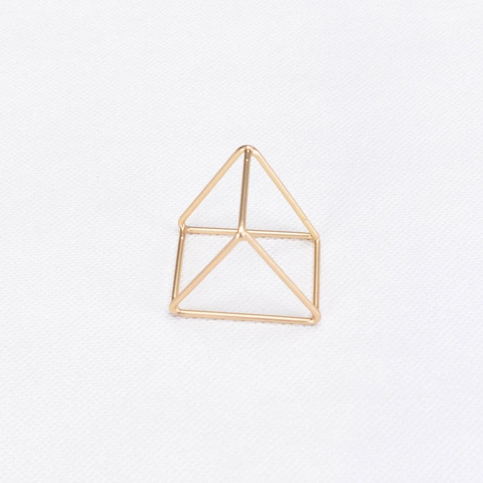 Karaca Home 3D Geometry 4-Piece Napkin Ring 300.22.02.0485 -  Napkin Rings - ebarza Furniture UAE | Shop Modern Furniture in Abu Dhabi & Dubai - مفروشات ايبازرا في الامارات | تسوق اثاث عصري وديكورات مميزة في دبي وابوظبي