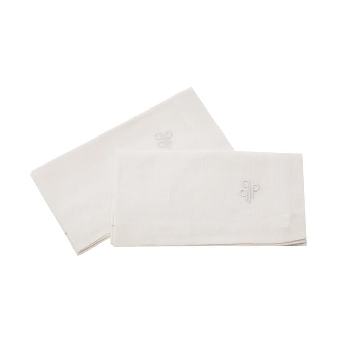 Karaca Home 4 Elements White 2 Piece Napkin 200.18.01.0936 -  Napkins - ebarza Furniture UAE | Shop Modern Furniture in Abu Dhabi & Dubai - مفروشات ايبازرا في الامارات | تسوق اثاث عصري وديكورات مميزة في دبي وابوظبي