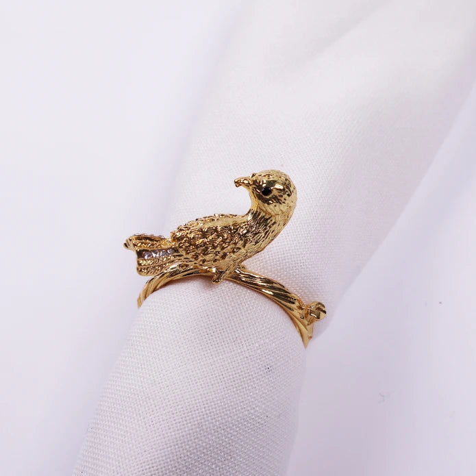 Karaca Home Bird 2 Piece Napkin Ring 300.21.02.0598 -  Napkin Rings - ebarza Furniture UAE | Shop Modern Furniture in Abu Dhabi & Dubai - مفروشات ايبازرا في الامارات | تسوق اثاث عصري وديكورات مميزة في دبي وابوظبي