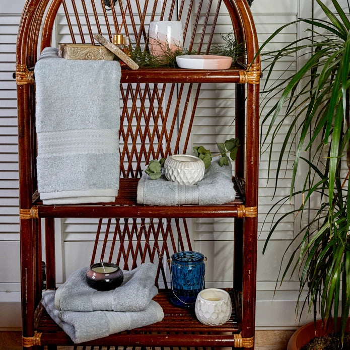 Karaca Home Charm Exclusive Blue Towel 30X50 Cm 200.16.01.0139 -  Towels - ebarza Furniture UAE | Shop Modern Furniture in Abu Dhabi & Dubai - مفروشات ايبازرا في الامارات | تسوق اثاث عصري وديكورات مميزة في دبي وابوظبي