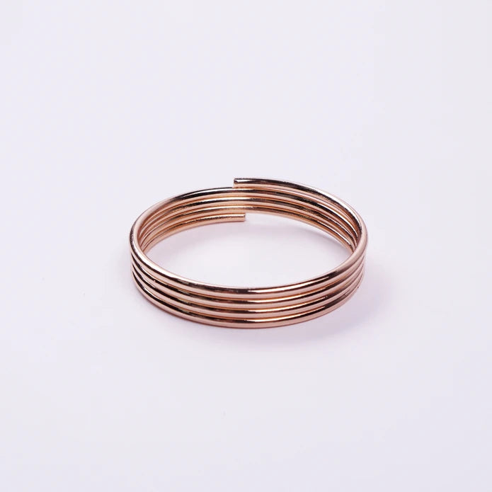 Karaca Home Strip 12 Piece Napkin Ring Rose Gold 300.21.02.0610 -  Napkin Rings - ebarza Furniture UAE | Shop Modern Furniture in Abu Dhabi & Dubai - مفروشات ايبازرا في الامارات | تسوق اثاث عصري وديكورات مميزة في دبي وابوظبي