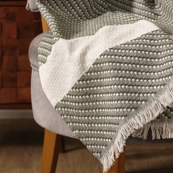 Karaca Home Wilma Khaki Sofa Cover 170x210 cm 200.21.01.0712 -  Blankets - ebarza Furniture UAE | Shop Modern Furniture in Abu Dhabi & Dubai - مفروشات ايبازرا في الامارات | تسوق اثاث عصري وديكورات مميزة في دبي وابوظبي