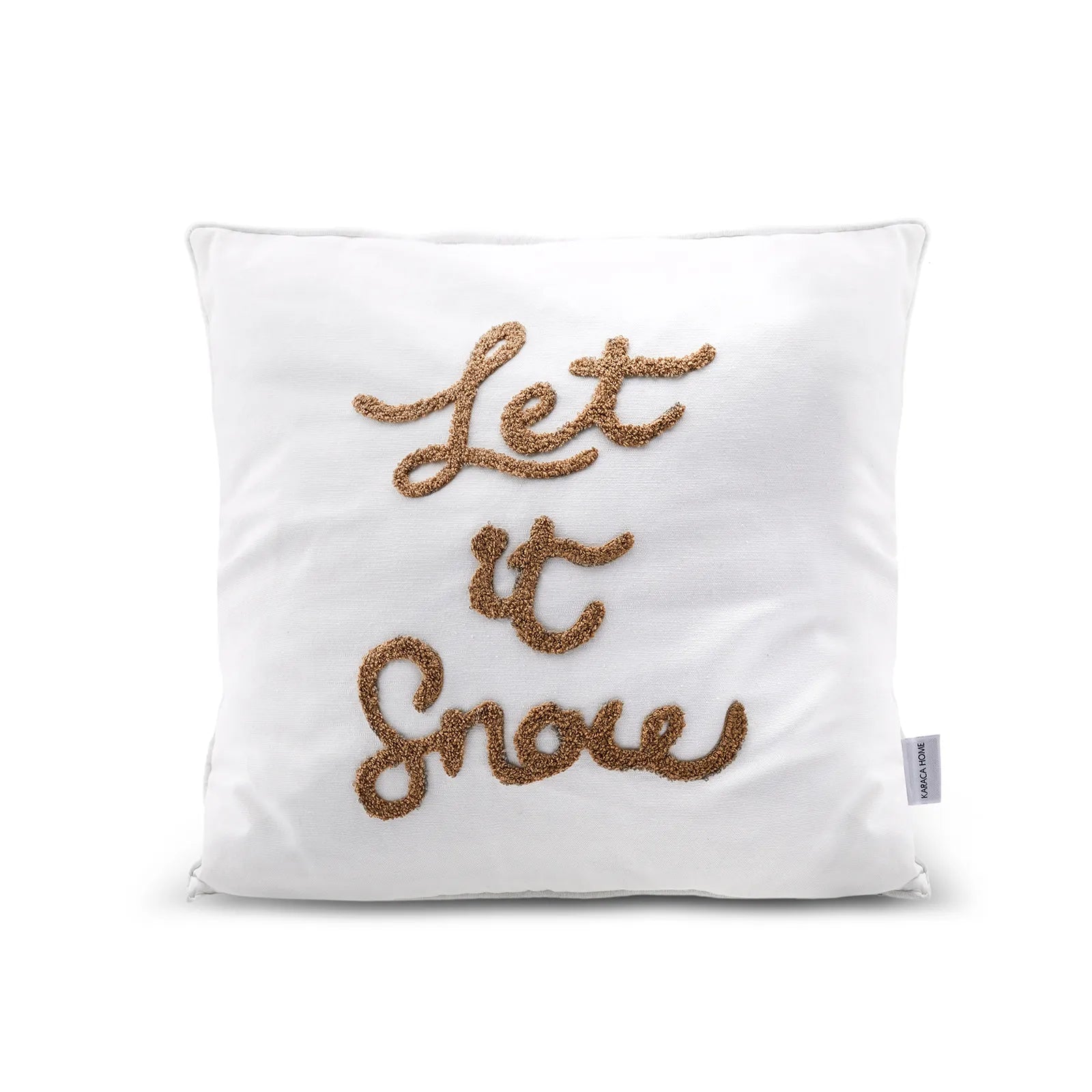 Karaca Home Woodland White Snow Cozy Cushion 45X45 Cm 200.19.01.1024 -  Cushions - ebarza Furniture UAE | Shop Modern Furniture in Abu Dhabi & Dubai - مفروشات ايبازرا في الامارات | تسوق اثاث عصري وديكورات مميزة في دبي وابوظبي