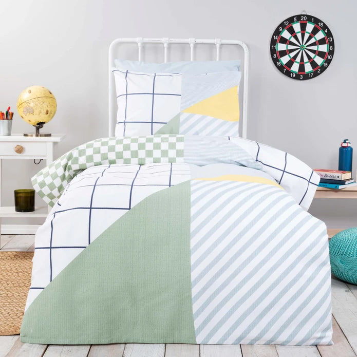 Karaca Home Young Parker Single 100% Cotton Pique 200.20.01.0149 -  Bedding - ebarza Furniture UAE | Shop Modern Furniture in Abu Dhabi & Dubai - مفروشات ايبازرا في الامارات | تسوق اثاث عصري وديكورات مميزة في دبي وابوظبي