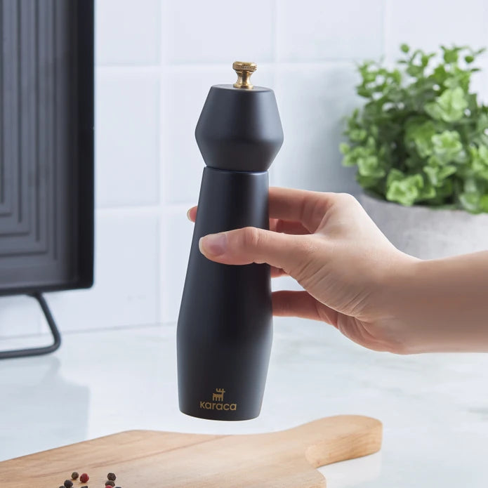 Karaca Joyful Black Spice Mill 20 Cm 153.03.06.7160 -  Spice Sets - ebarza Furniture UAE | Shop Modern Furniture in Abu Dhabi & Dubai - مفروشات ايبازرا في الامارات | تسوق اثاث عصري وديكورات مميزة في دبي وابوظبي