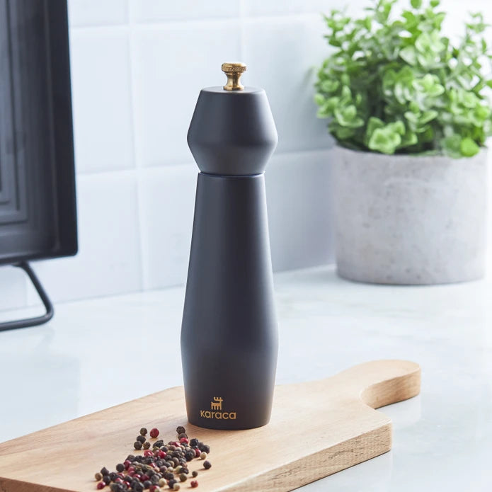 Karaca Joyful Black Spice Mill 20 Cm 153.03.06.7160 -  Spice Sets - ebarza Furniture UAE | Shop Modern Furniture in Abu Dhabi & Dubai - مفروشات ايبازرا في الامارات | تسوق اثاث عصري وديكورات مميزة في دبي وابوظبي