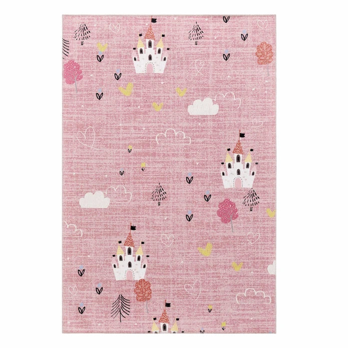 Karaca Kashmir Carpet Decorative Art Kids/Teen Pinky 80x150 cm 200.19.01.1481 -  Rugs - ebarza Furniture UAE | Shop Modern Furniture in Abu Dhabi & Dubai - مفروشات ايبازرا في الامارات | تسوق اثاث عصري وديكورات مميزة في دبي وابوظبي