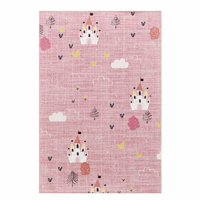 Karaca Kashmir Carpet Decorative Art Kids/Teen Pinky 80x150 cm 200.19.01.1481 -  Rugs - ebarza Furniture UAE | Shop Modern Furniture in Abu Dhabi & Dubai - مفروشات ايبازرا في الامارات | تسوق اثاث عصري وديكورات مميزة في دبي وابوظبي