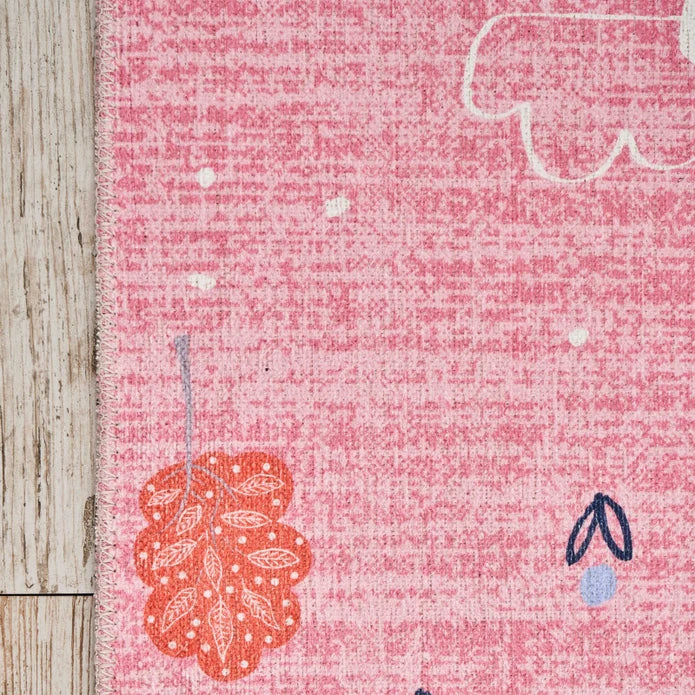 Karaca Kashmir Carpet Decorative Art Kids/Teen Pinky 80x150 cm 200.19.01.1481 -  Rugs - ebarza Furniture UAE | Shop Modern Furniture in Abu Dhabi & Dubai - مفروشات ايبازرا في الامارات | تسوق اثاث عصري وديكورات مميزة في دبي وابوظبي