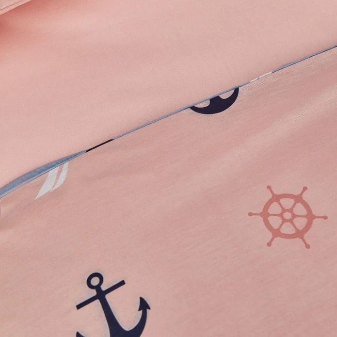 Karaca Nautica Home Kids Anchor 100% Cotton Single Duvet Cover Set 180.01.01.0522 -  Bedding - ebarza Furniture UAE | Shop Modern Furniture in Abu Dhabi & Dubai - مفروشات ايبازرا في الامارات | تسوق اثاث عصري وديكورات مميزة في دبي وابوظبي