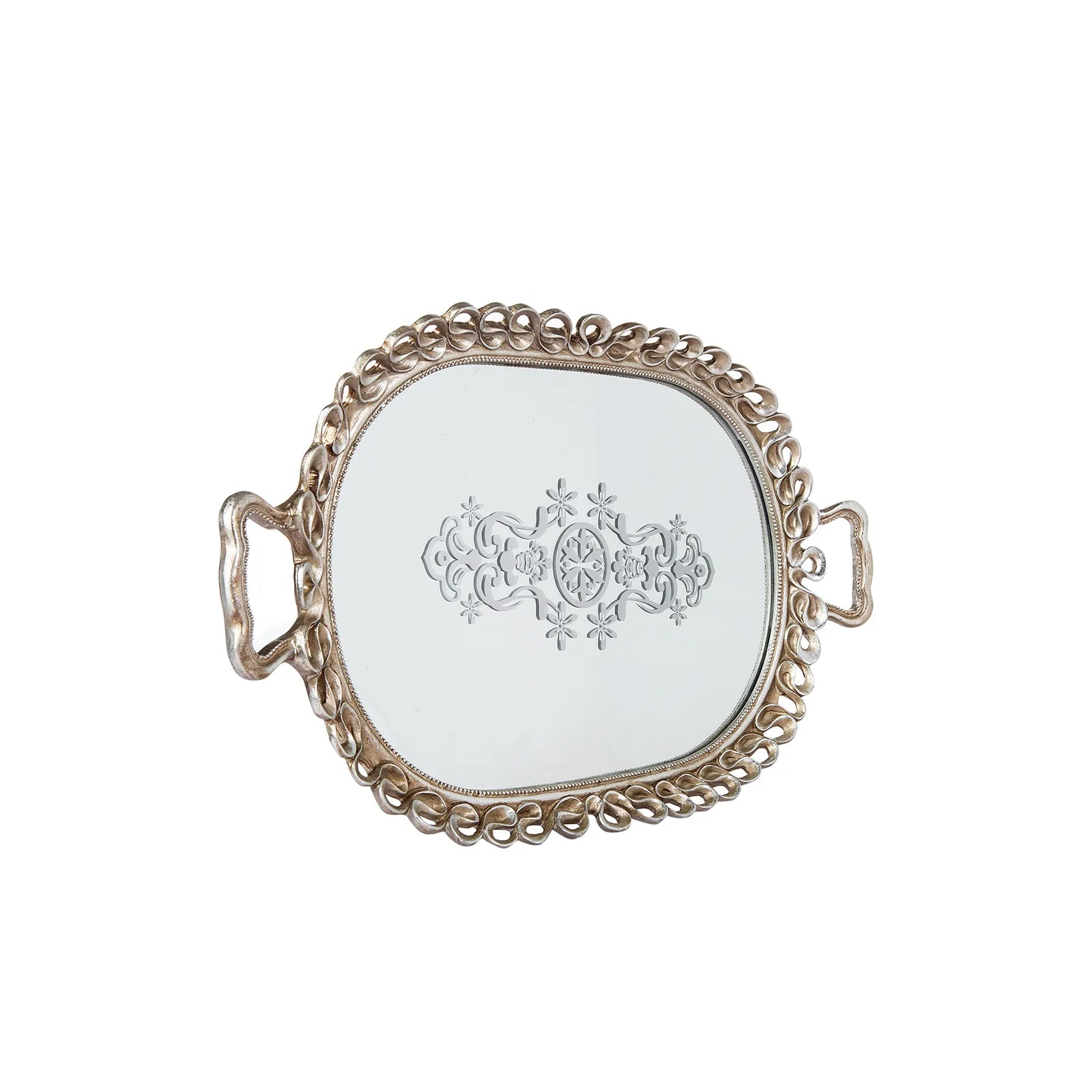 Karaca Nova Twist Decorative Tray 52X32 Cm 153.20.01.0305 -  Trays - ebarza Furniture UAE | Shop Modern Furniture in Abu Dhabi & Dubai - مفروشات ايبازرا في الامارات | تسوق اثاث عصري وديكورات مميزة في دبي وابوظبي