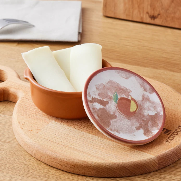 Karaca Orange Covered Breakfast Bowl 153.03.06.9944 -  Bowls - ebarza Furniture UAE | Shop Modern Furniture in Abu Dhabi & Dubai - مفروشات ايبازرا في الامارات | تسوق اثاث عصري وديكورات مميزة في دبي وابوظبي