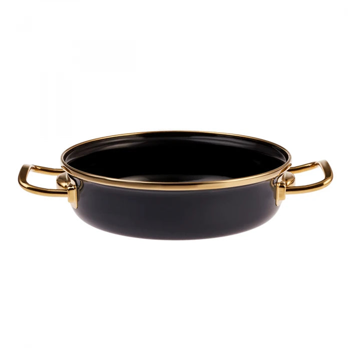 Karaca Retro Enamel 2-Blue Cooking Pot Set 153.03.08.0541 -  Cookware Sets - ebarza Furniture UAE | Shop Modern Furniture in Abu Dhabi & Dubai - مفروشات ايبازرا في الامارات | تسوق اثاث عصري وديكورات مميزة في دبي وابوظبي