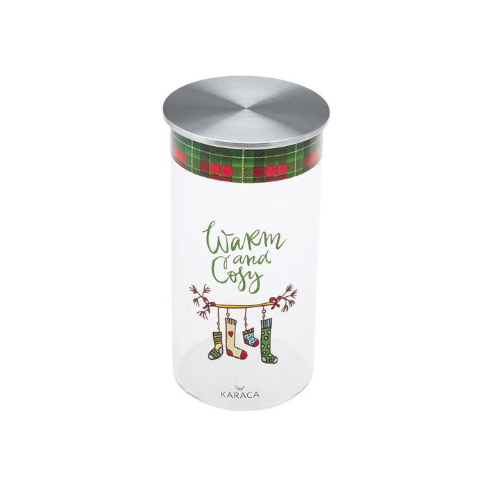 Karaca Ribbon Storage Container 1060 Ml 153.03.06.4935 -  Spice Sets - ebarza Furniture UAE | Shop Modern Furniture in Abu Dhabi & Dubai - مفروشات ايبازرا في الامارات | تسوق اثاث عصري وديكورات مميزة في دبي وابوظبي