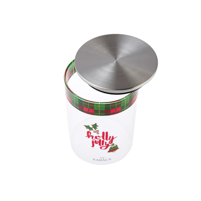 Karaca Ribbon Storage Container 680 Ml 153.03.06.4936 -  Spice Sets - ebarza Furniture UAE | Shop Modern Furniture in Abu Dhabi & Dubai - مفروشات ايبازرا في الامارات | تسوق اثاث عصري وديكورات مميزة في دبي وابوظبي