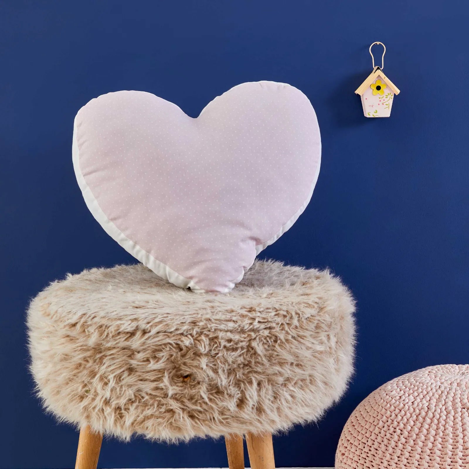 Karaca Sarah Anderson Heart 3D Filled Pillow 160.02.01.0520 -  Cushions - ebarza Furniture UAE | Shop Modern Furniture in Abu Dhabi & Dubai - مفروشات ايبازرا في الامارات | تسوق اثاث عصري وديكورات مميزة في دبي وابوظبي