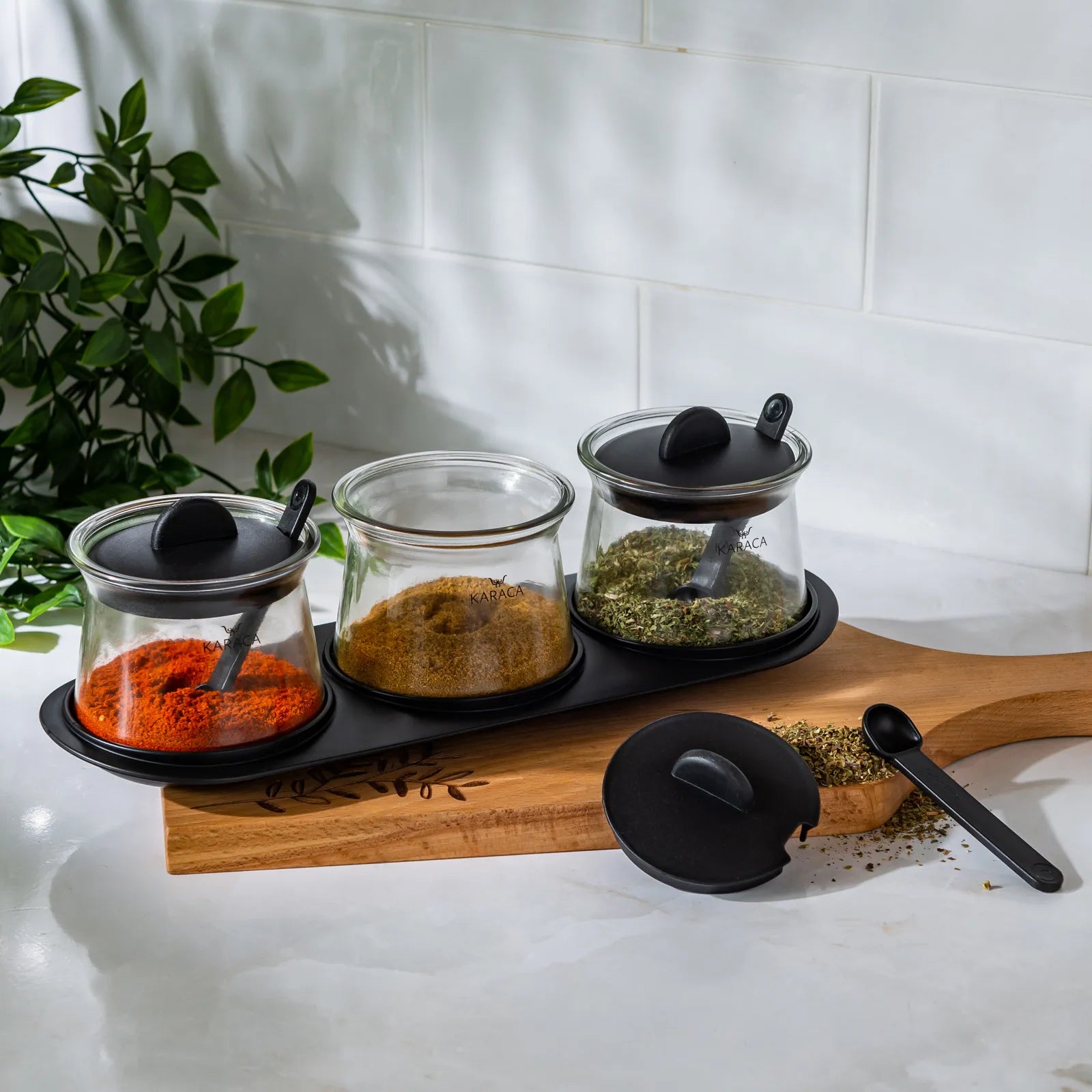 Karaca Serena 7 Piece Spice Set 153.03.06.5509 -  Spice Sets - ebarza Furniture UAE | Shop Modern Furniture in Abu Dhabi & Dubai - مفروشات ايبازرا في الامارات | تسوق اثاث عصري وديكورات مميزة في دبي وابوظبي