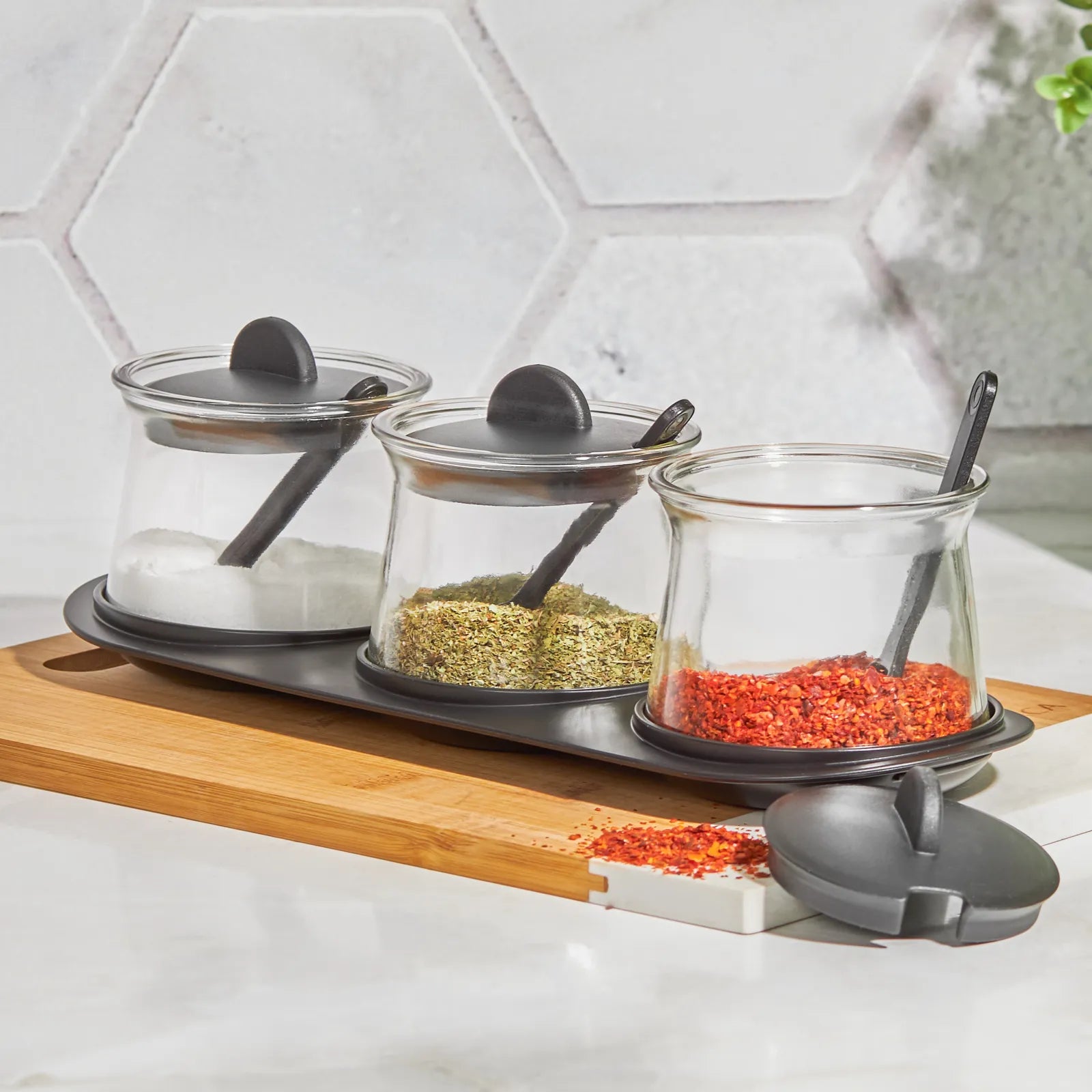 Karaca Serena 7 Piece Spice Set 153.03.06.5509 -  Spice Sets - ebarza Furniture UAE | Shop Modern Furniture in Abu Dhabi & Dubai - مفروشات ايبازرا في الامارات | تسوق اثاث عصري وديكورات مميزة في دبي وابوظبي