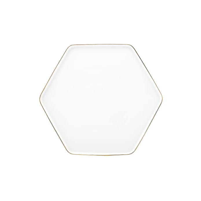 Karaca Streamline Geo Gold 28 Pieces 6 Person Breakfast/Service Set 153.03.08.2349 -  Dinnerware Sets - ebarza Furniture UAE | Shop Modern Furniture in Abu Dhabi & Dubai - مفروشات ايبازرا في الامارات | تسوق اثاث عصري وديكورات مميزة في دبي وابوظبي