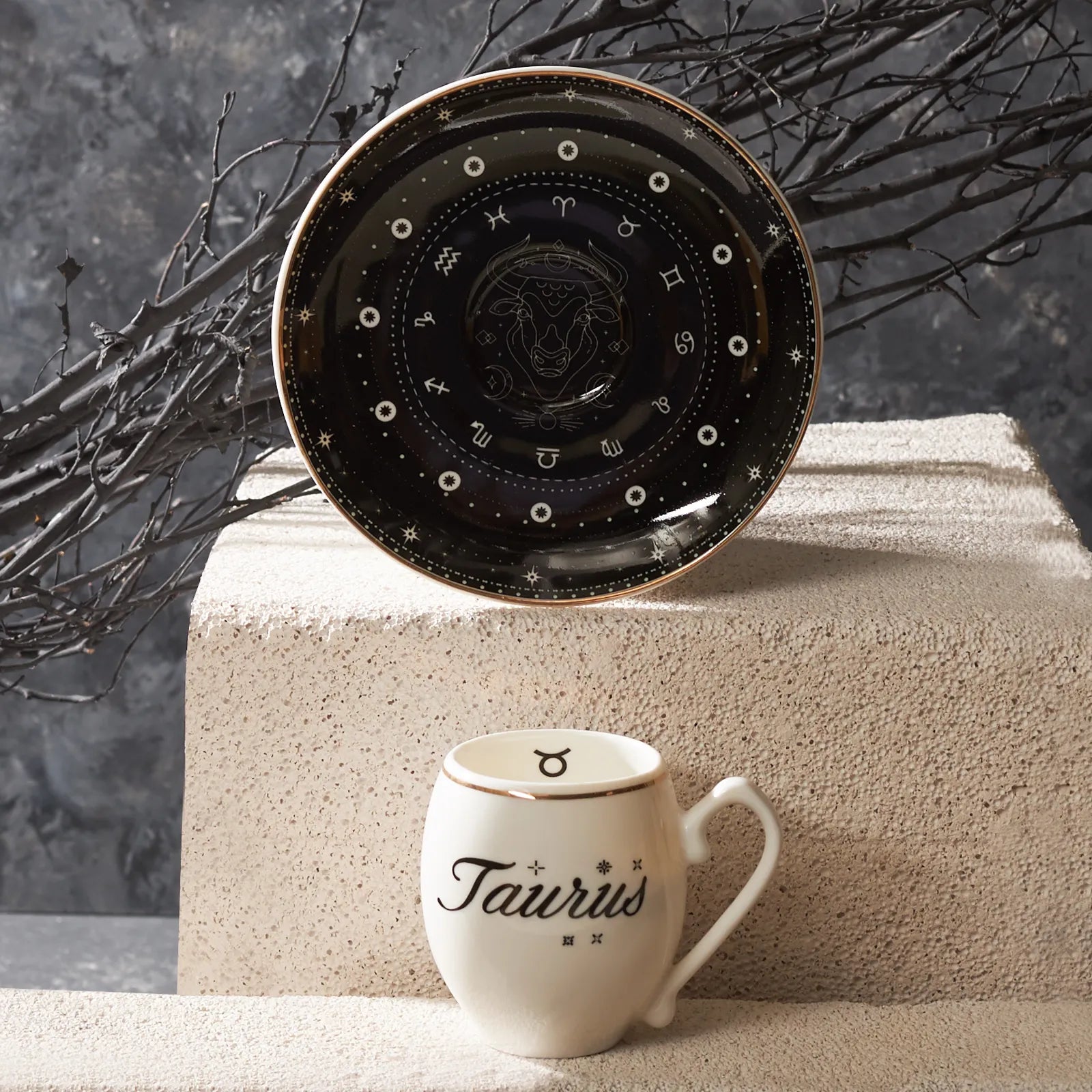 Karaca Taurus Coffee Cup 90 Ml 153.03.06.6901 -  Coffee Sets - ebarza Furniture UAE | Shop Modern Furniture in Abu Dhabi & Dubai - مفروشات ايبازرا في الامارات | تسوق اثاث عصري وديكورات مميزة في دبي وابوظبي