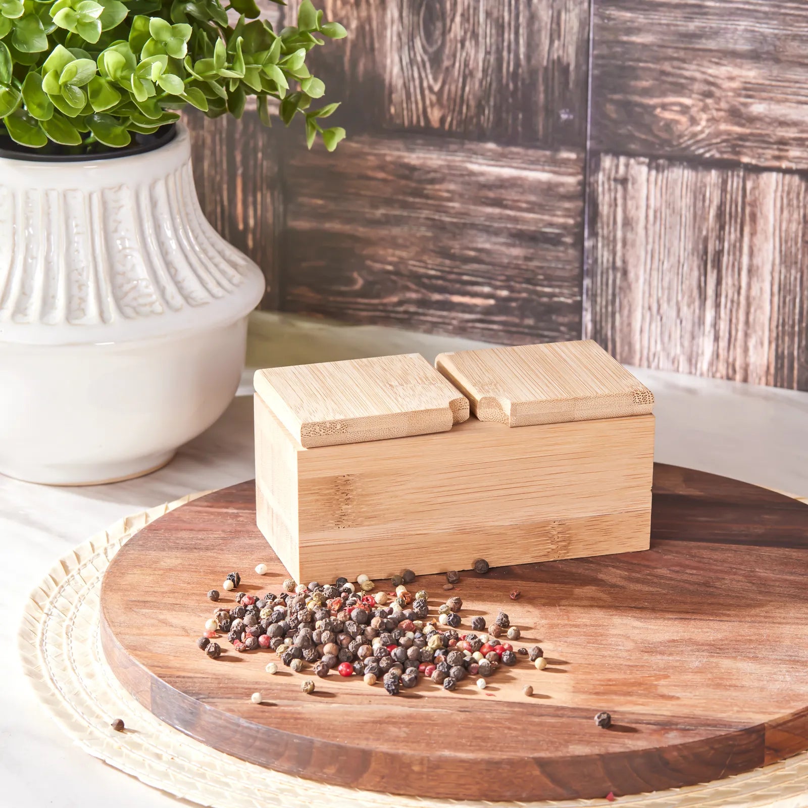 Karaca Tiber Double Spice Rack 153.03.06.6516 -  Spice Sets - ebarza Furniture UAE | Shop Modern Furniture in Abu Dhabi & Dubai - مفروشات ايبازرا في الامارات | تسوق اثاث عصري وديكورات مميزة في دبي وابوظبي