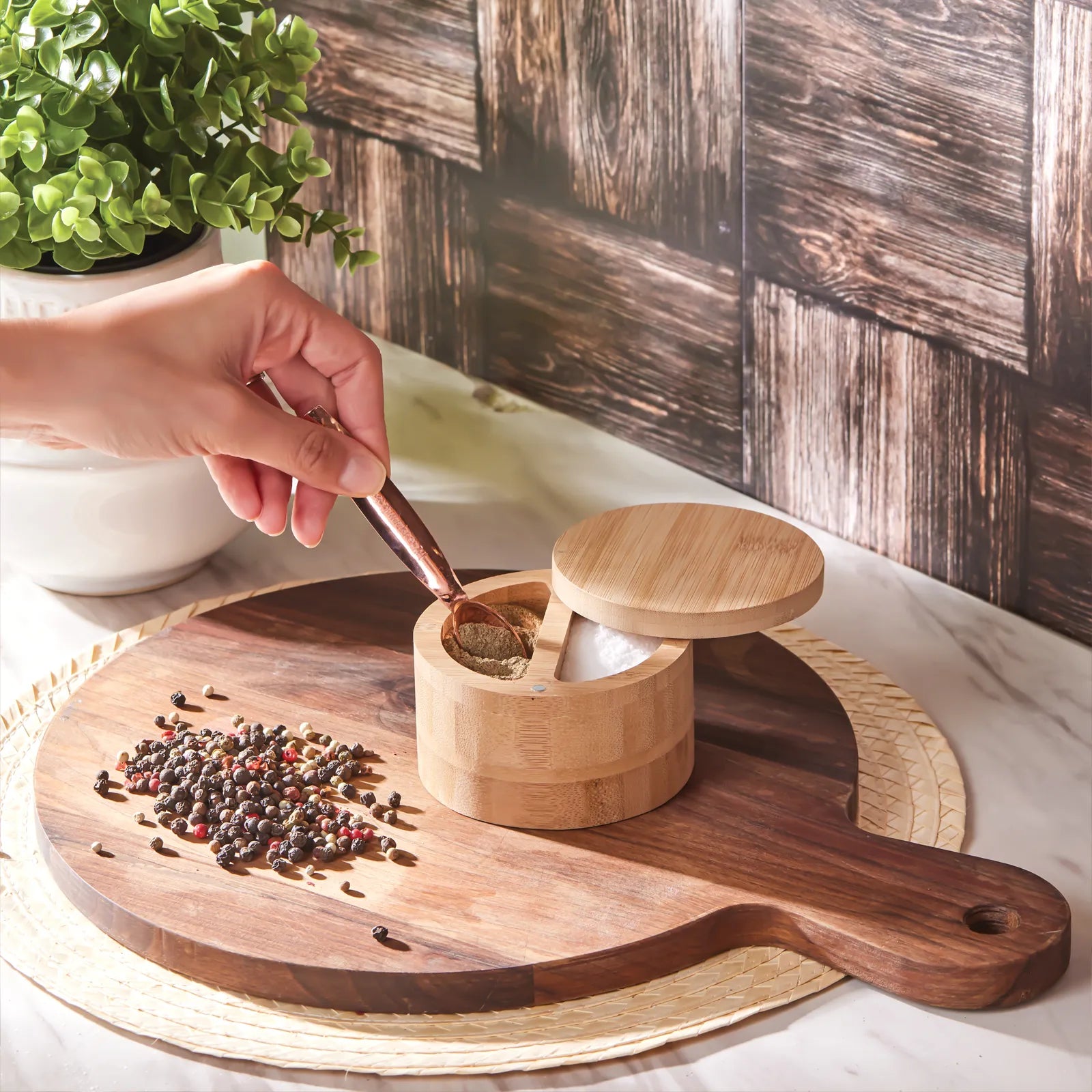 Karaca Tiber Split Spice Rack 153.03.06.6515 -  Spice Sets - ebarza Furniture UAE | Shop Modern Furniture in Abu Dhabi & Dubai - مفروشات ايبازرا في الامارات | تسوق اثاث عصري وديكورات مميزة في دبي وابوظبي