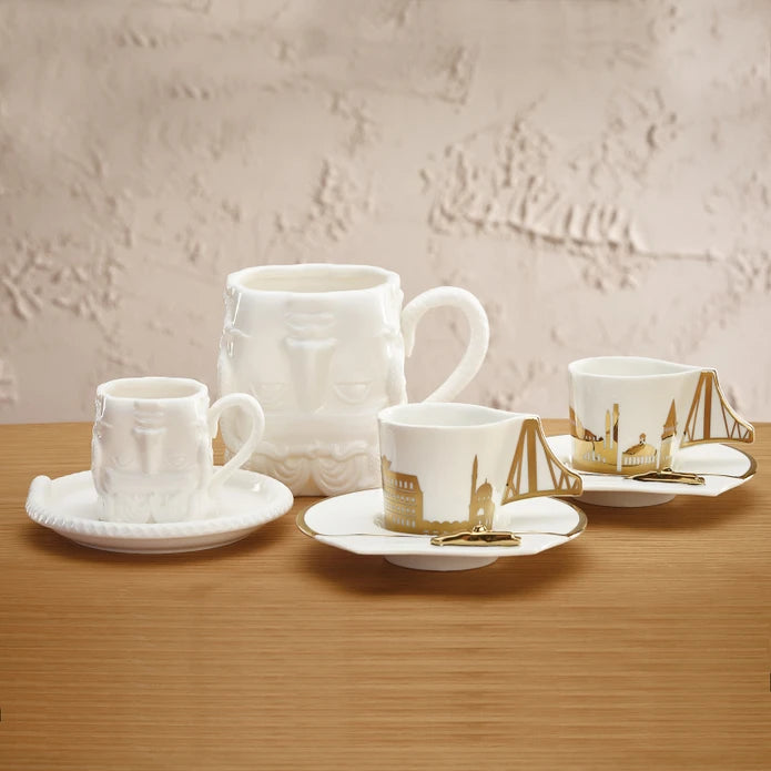 Karaca X İst Collection Medusa Coffee Cup 153.03.06.3926 -  Coffee Sets - ebarza Furniture UAE | Shop Modern Furniture in Abu Dhabi & Dubai - مفروشات ايبازرا في الامارات | تسوق اثاث عصري وديكورات مميزة في دبي وابوظبي