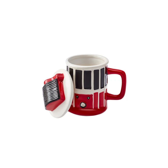 Karaca X İst Collection Taksim Lidded Mug 153.03.06.3924 -  Mugs - ebarza Furniture UAE | Shop Modern Furniture in Abu Dhabi & Dubai - مفروشات ايبازرا في الامارات | تسوق اثاث عصري وديكورات مميزة في دبي وابوظبي