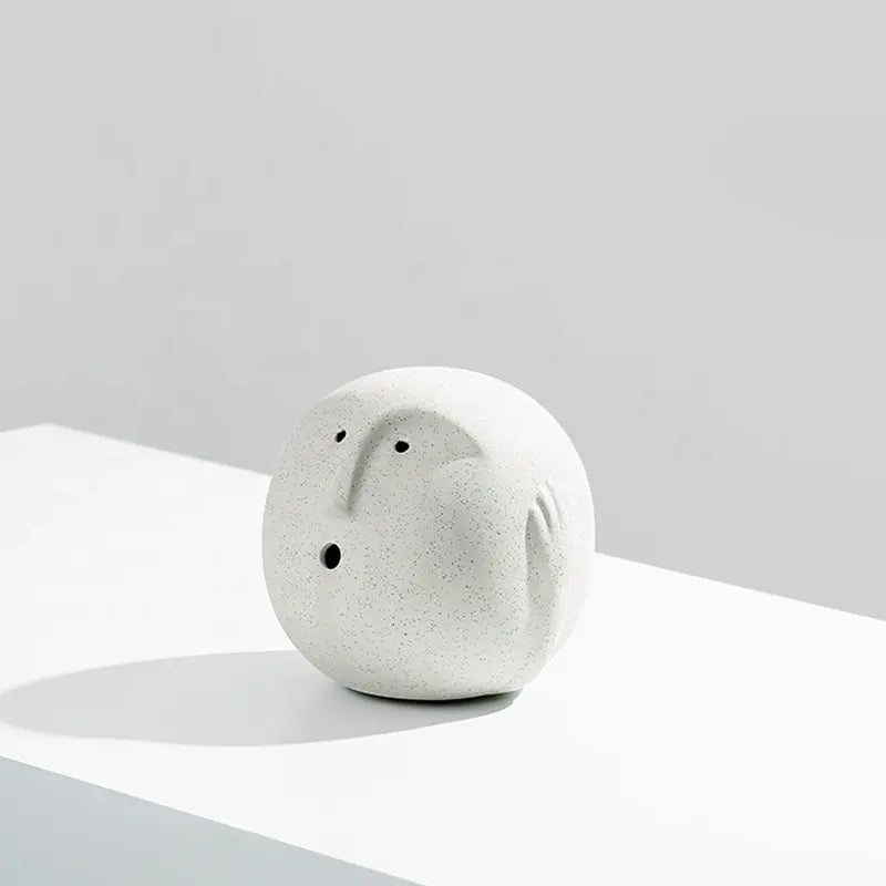 See No Evil Ceramic Sculpture Fa-D22013B -  Home Decor Figurines - ebarza Furniture UAE | Shop Modern Furniture in Abu Dhabi & Dubai - مفروشات ايبازرا في الامارات | تسوق اثاث عصري وديكورات مميزة في دبي وابوظبي