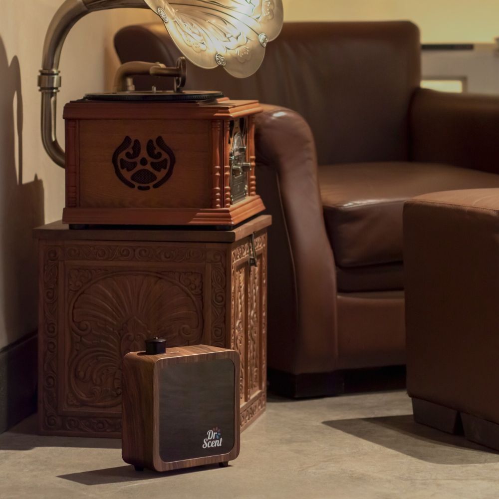 Smart Diffuser Machine With App | Dr Scent Wood (Medium) 20X20M | Dr-M-WOOD -  Smart Diffusers - ebarza Furniture UAE | Shop Modern Furniture in Abu Dhabi & Dubai - مفروشات ايبازرا في الامارات | تسوق اثاث عصري وديكورات مميزة في دبي وابوظبي