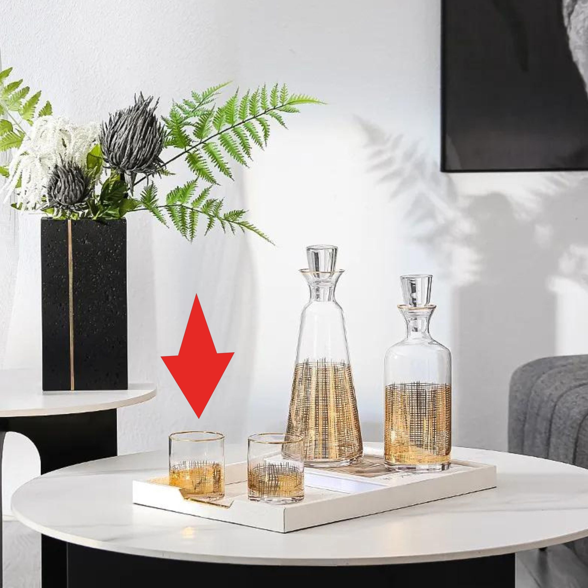 Water/Juice Glass Fl-K060 -  Drinkware - ebarza Furniture UAE | Shop Modern Furniture in Abu Dhabi & Dubai - مفروشات ايبازرا في الامارات | تسوق اثاث عصري وديكورات مميزة في دبي وابوظبي