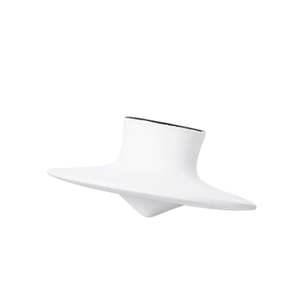 White Ceramic Gyro Décor - Medium Fa-D2136B -  Home Decor Figurines - ebarza Furniture UAE | Shop Modern Furniture in Abu Dhabi & Dubai - مفروشات ايبازرا في الامارات | تسوق اثاث عصري وديكورات مميزة في دبي وابوظبي